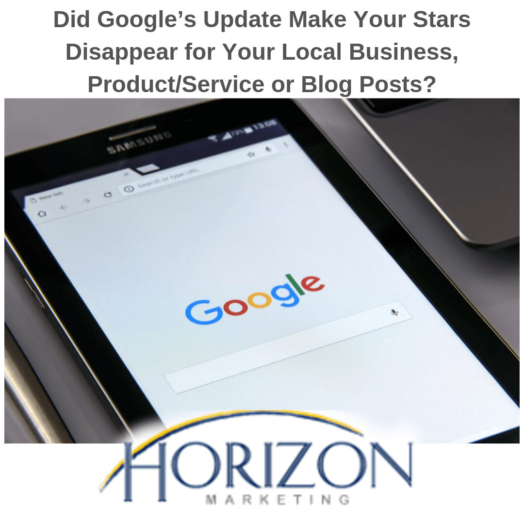 Did Google’s Update Make Your Stars Disappear